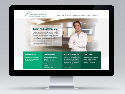 Advanced Interventional Vein and Vascular Center Website