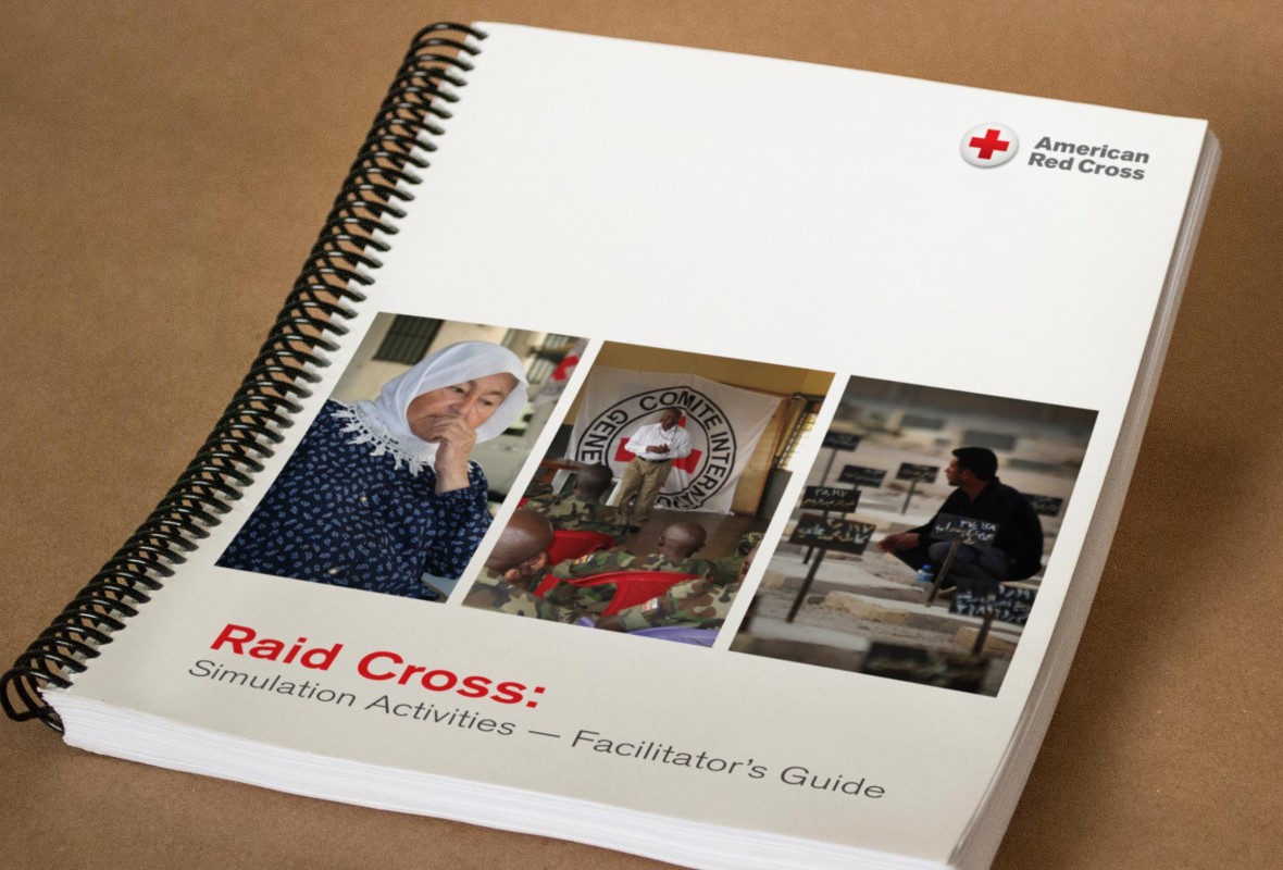 American Red Cross Raid Cross Guidebook Design