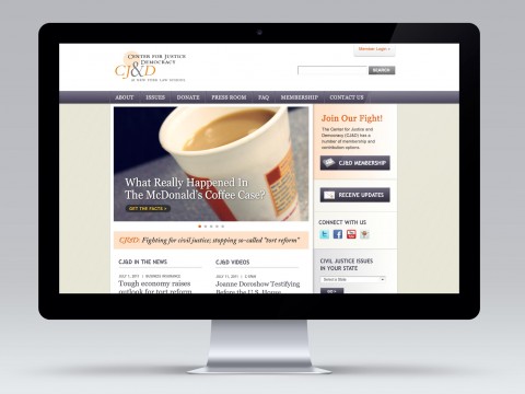 Center for Justice and Democracy Website