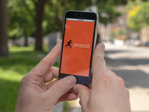 Jeneste Mobile App Branding Design